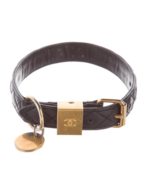 chanel dog collar|designer dog collars chanel.